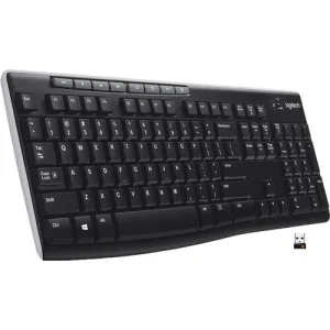 Logitech K270 USB Wireless Keyboard – Full-Size 2.4GHz Keyboard