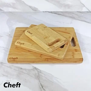 Bamboo Cutting Board – Reversible Chopping Block with Juice Groove